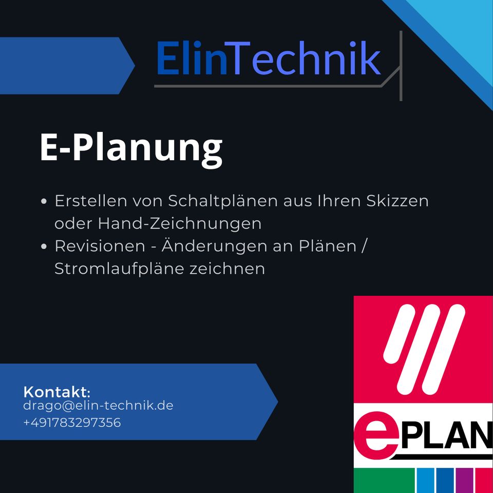 Eplan, Elektrokonstruktion, E-Planung in Freiburg im Breisgau