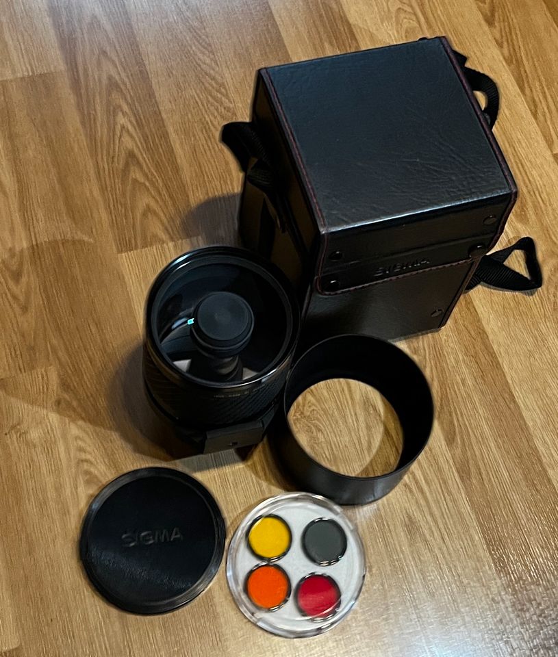 Sigma 600mm F8 Spiegelteleobjektiv für Canon + Tasche in Pesterwitz