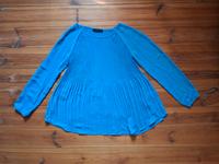 Azurblaue Damen-Plissee-Bluse Gr. 38 Bayern - Bamberg Vorschau