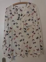 Bluse weiß mit Aufdruck Gr. 46 Rheinland-Pfalz - Westhofen Vorschau