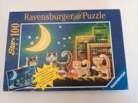 Puzzle Leuchtet im Dunkeln von Ravensburger Katzen 100 Teile 6 Ja Bayern - Hallerndorf Vorschau