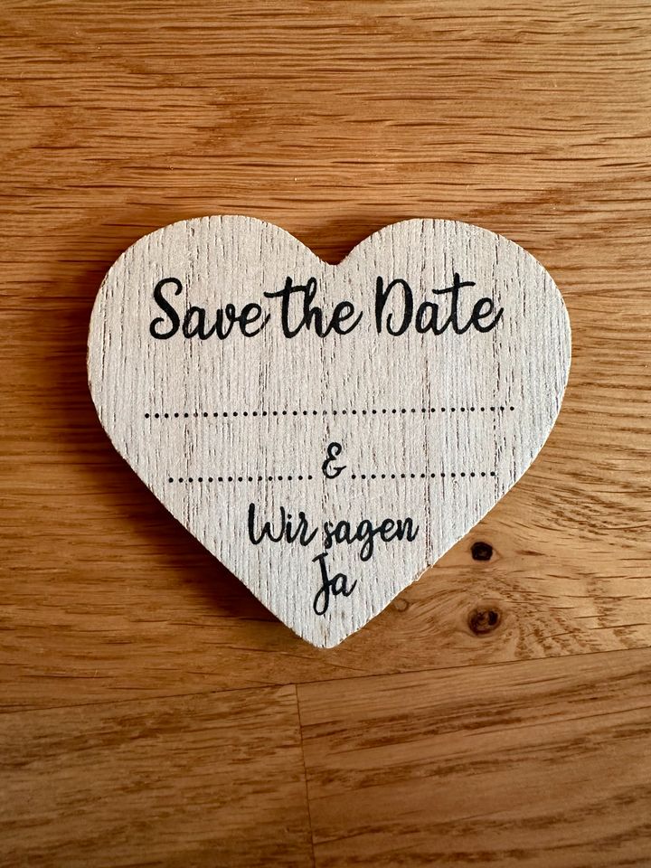 Save the Date Magnete Hochzeit in Metzingen