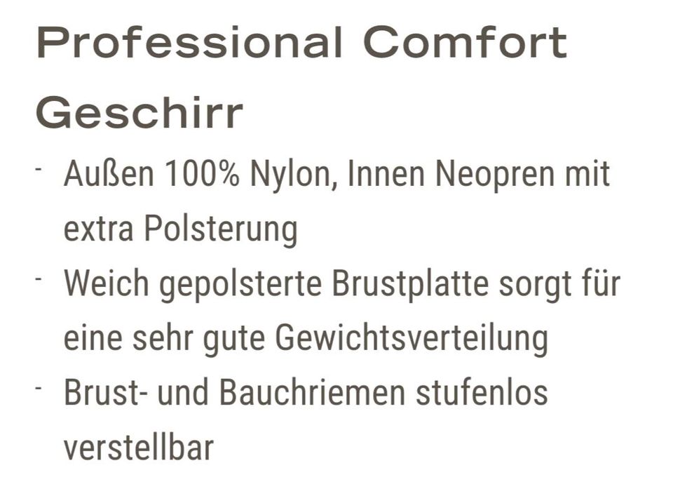 Professional Comfortgeschirr von Wolters in Heidelberg