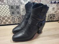 Leder-Stiefelette schwarz Bikerboots 41 Motorradstiefel wie neu Berlin - Neukölln Vorschau