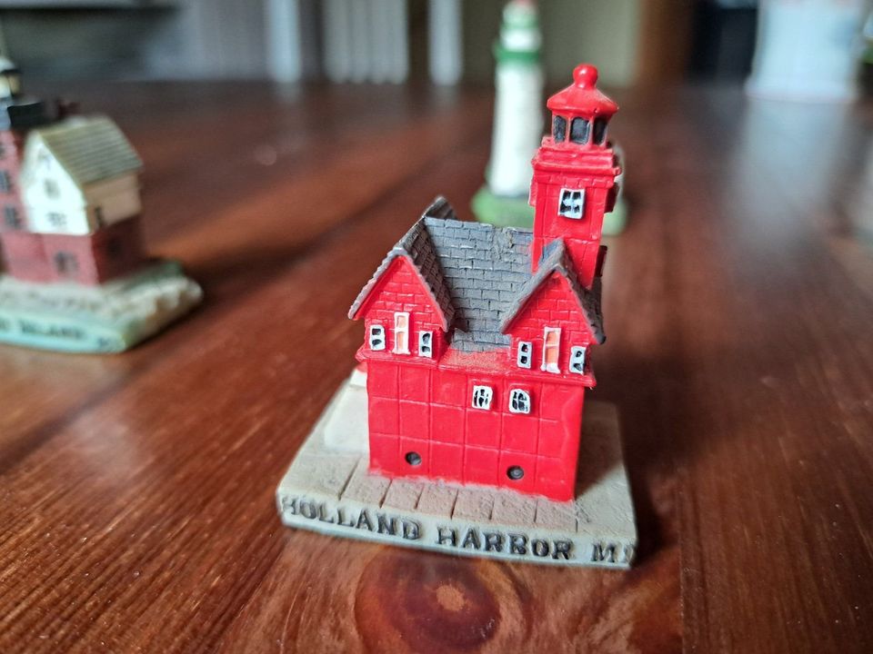Leuchttürme, Handarbeit, 4 Miniaturen , USA Souvenirs in Essen