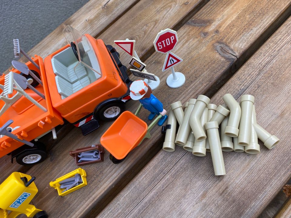 Playmobil Bauwagen Baustellen Fahrzeug Kipper 80er in Berlin