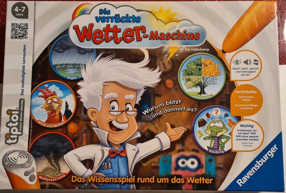 Tip toi Spiel "Die verrückte Wettermaschine" neuwertig tiptoi in Friedberg