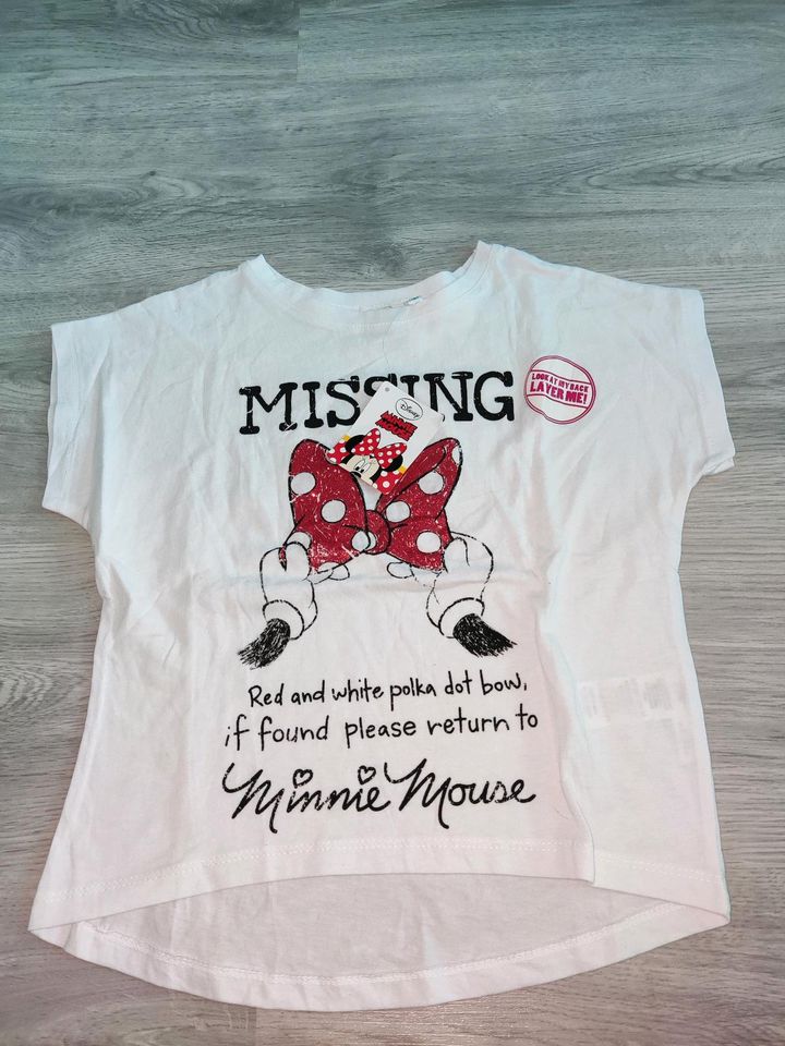 T-Shirts  Neu ♦️ Minnie Mouse /Shirts /Kurzarmshirt Gr 128 in Berlin