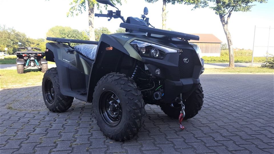 ATV KYMCO MXU 550i ABS T3b in Rain Niederbay