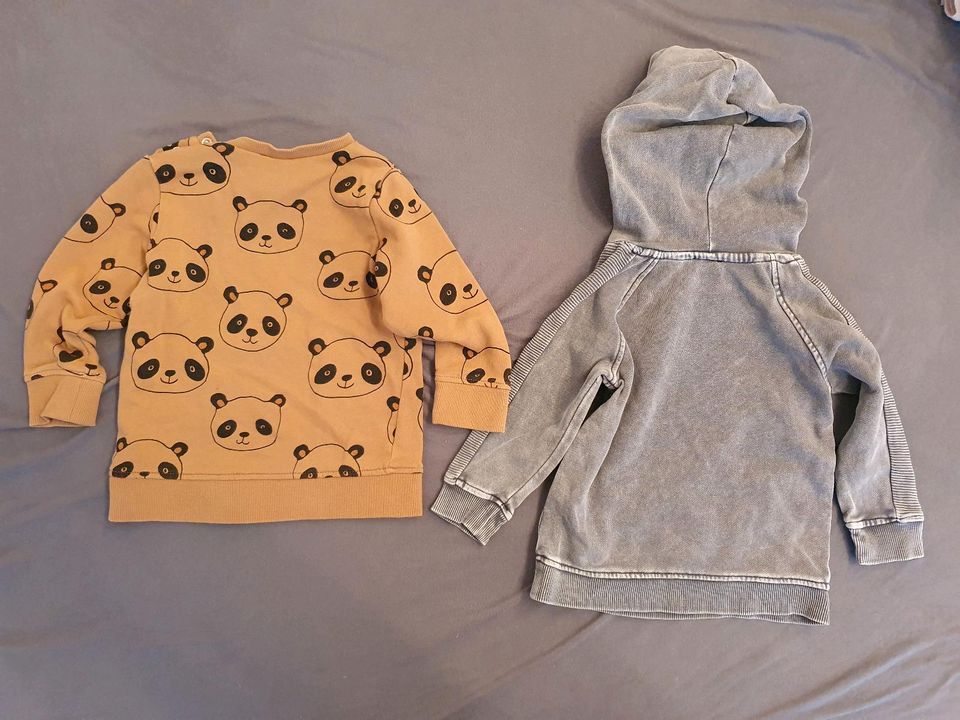 Pullover H&M Baby Kind Panda 80 Hoodie in Burgau