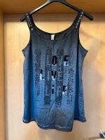 Tredy Top Blau Love Live Life Pailletten 40 NEU Nordrhein-Westfalen - Minden Vorschau