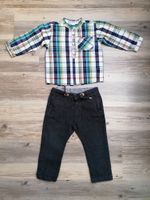 1 Hemd + 1 Hose, Gr. 86, Zara BabyBoy + H&M Baden-Württemberg - Erbach Vorschau