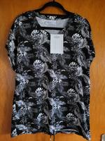 T-Shirt Janina XL 44 schwarz weiß floral Neu Niedersachsen - Ihlow Vorschau