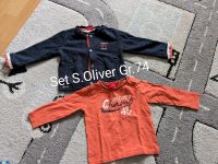 Jungenbekleidung Set s.Oliver Langarmshirt Jacke Gr. 74 Niedersachsen - Upgant-Schott Vorschau