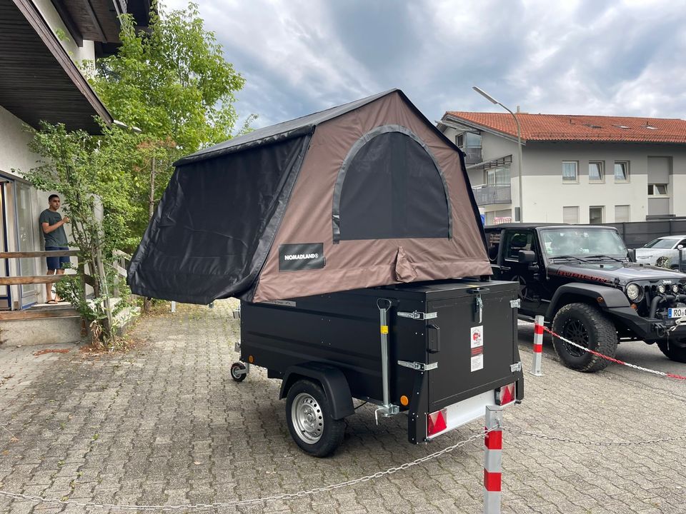 TPV KT-EB2 Kofferanhänger, Camping-Anhänger, Verkauf und Vermietung mit oder ohne Dachzelt, in Rosenheim u. Wasserburg, Pfaffing, Mini Camper, Böckmann Anhänger in Pfaffing