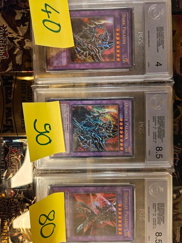 Yugioh High Rare Karten gegradet PSA PGS in Osterhofen