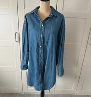 H&M Jeanshemd Jeansbluse Jeanskleid Jeans Kleid Bluse lang S 36 Bayern - Vaterstetten Vorschau