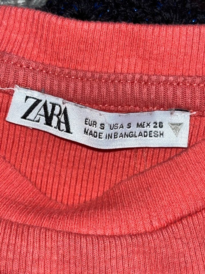 T-Shirt Rüschen Zara 95% Baumwolle in Berlin
