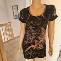 OUI Damen Shirt Rippenstruktur und Pailletten  Gr. 40 Bayern - Altenstadt an der Waldnaab Vorschau