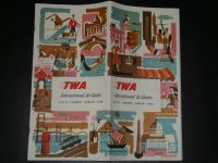 TWA Trans World Airlines International Air Routes 1954 Baden-Württemberg - Baden-Baden Vorschau