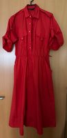 Kleid rot Gr. 42 Vintage Hemdblusenkleid Sommer Freizeit Sachsen - Radebeul Vorschau
