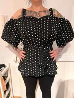 Oberteil, schick, gepunktet, Rockabilly, Gr. 4XL Köln - Zollstock Vorschau