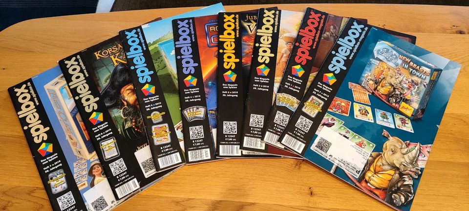17 Spielbox Zeitschriften von 2015 - 2018 inkl. Special in Recklinghausen