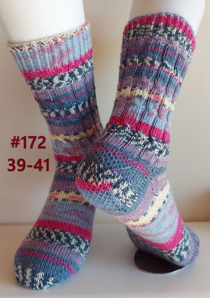 Kuschelig warme handgestrickte GuteLaune Socken Gr. 39-41 z02 in Hofkirchen