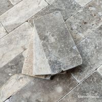 Travertin Marmor Basalt Naturstein 7,5x15x1 Siver 1qm günstig Hessen - Buseck Vorschau