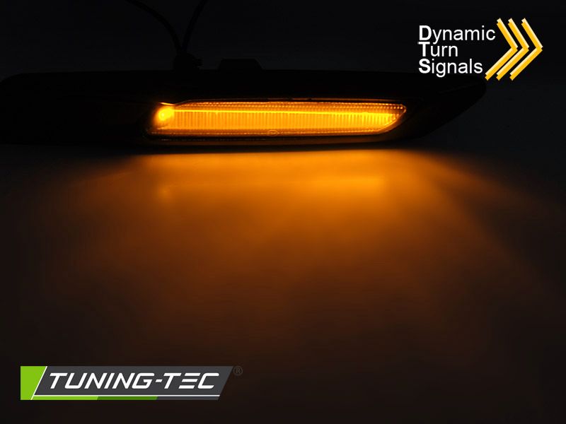 BMW F10, F11 LED Dynamik SEQ Seitenblinker Schwarz Hochglanz 10- in Bad Schwartau