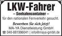 Stelle als Berufskraftfahrer / LKW-Kraftfahrer / Container-Fahrer Niedersachsen - Hamersen Vorschau