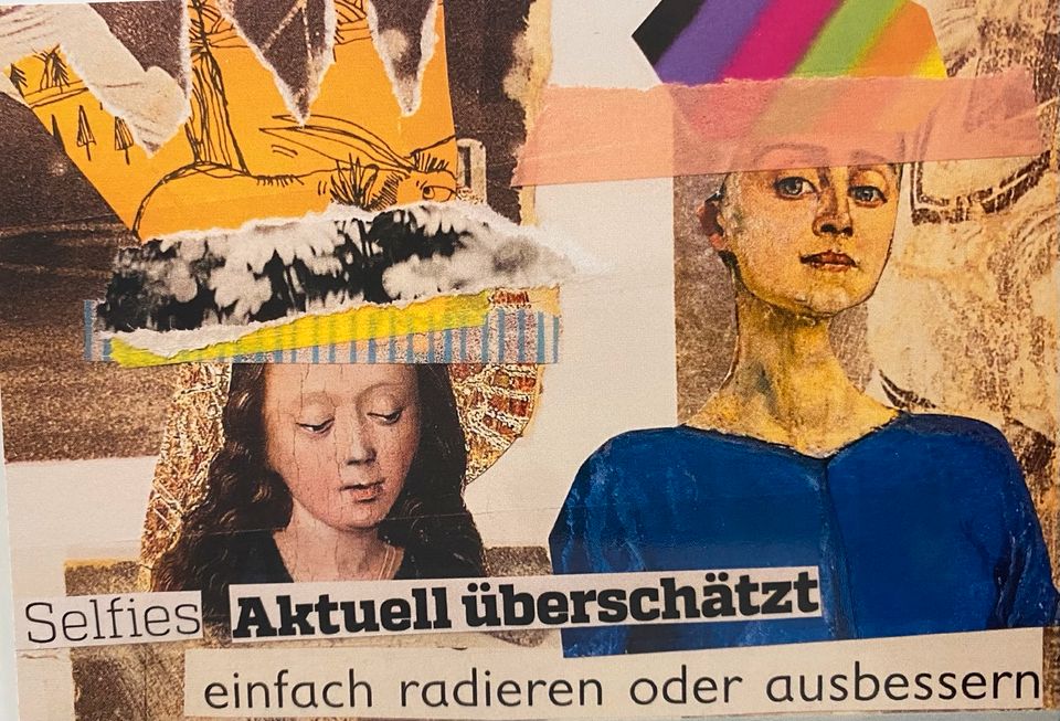 Karte Kunst Collage A6 in Wuppertal