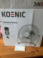 Koenic Ventilator NEU einmal ausgepackt OVP Hessen - Melsungen Vorschau