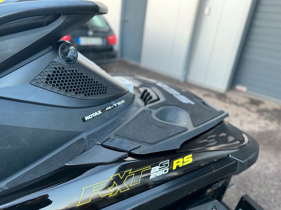 Jetski Seadoo RXT 260 RS aS,50 Std, IBR, VTS,Jet Loader, Trailer in Rheinböllen