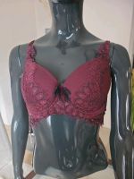 Hunkemöller BH Gr. 70 D rot bordeaux schwarz Nordrhein-Westfalen - Niederkassel Vorschau