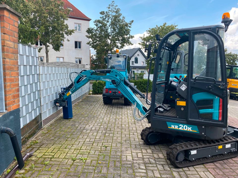 Minibagger NR20K Powertilt, hyd. Schnellwechsler, NEU, Garantie in Weißenfels