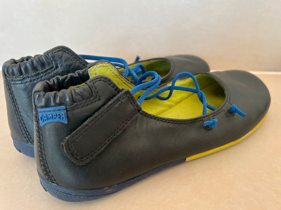 CAMPER Ballerinas Nina Right Peu Navy Dunkelblau Leder Gr 34 NEUw in Oderwitz