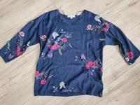 Comma Blusenshirt blau mit Blumen Gr.36 Nordrhein-Westfalen - Rietberg Vorschau