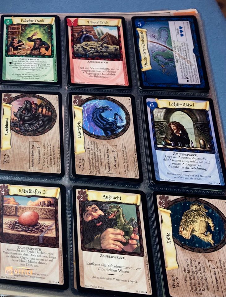 Harry Potter Trading Card Game, ungewöhnlich/uncommon, unbespielt in Baar-Ebenhausen