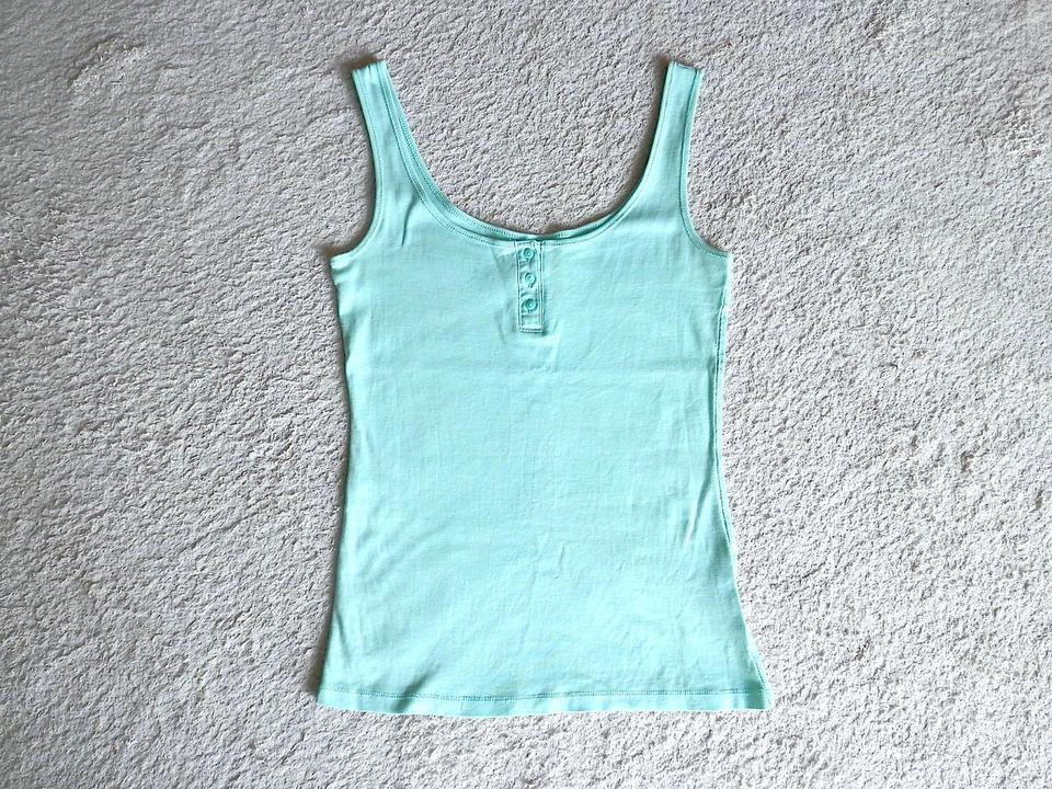 NEU: TOP, T-Shirt, Träger HELLBLAU ärmellos C&A Baumwolle, Gr. M in Potsdam
