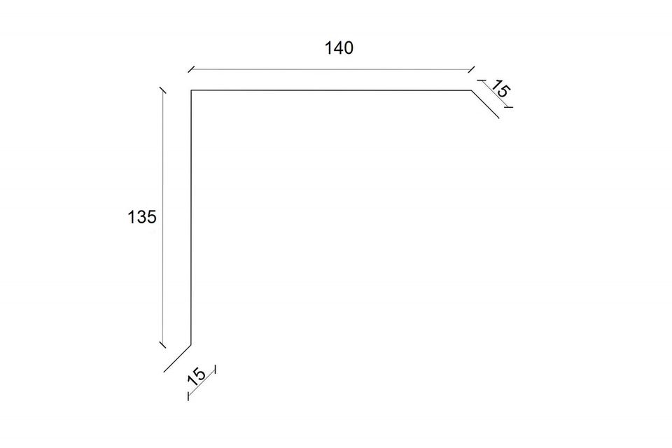 Sofort Verfügbar Ortgangsbleche Giebelblech Kantblech 1230mm Blech Stahl Kantteile (15,44€/Lfm.) Dachverkleidung Wandverkleidung Blechverkleidung Giebelverkleidung Ortgangsblech Gartenhaus Carport in Birstein