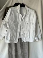 H&M Jeansjacke weiss oversized 3/4 Ärmel Bayern - Kirchseeon Vorschau