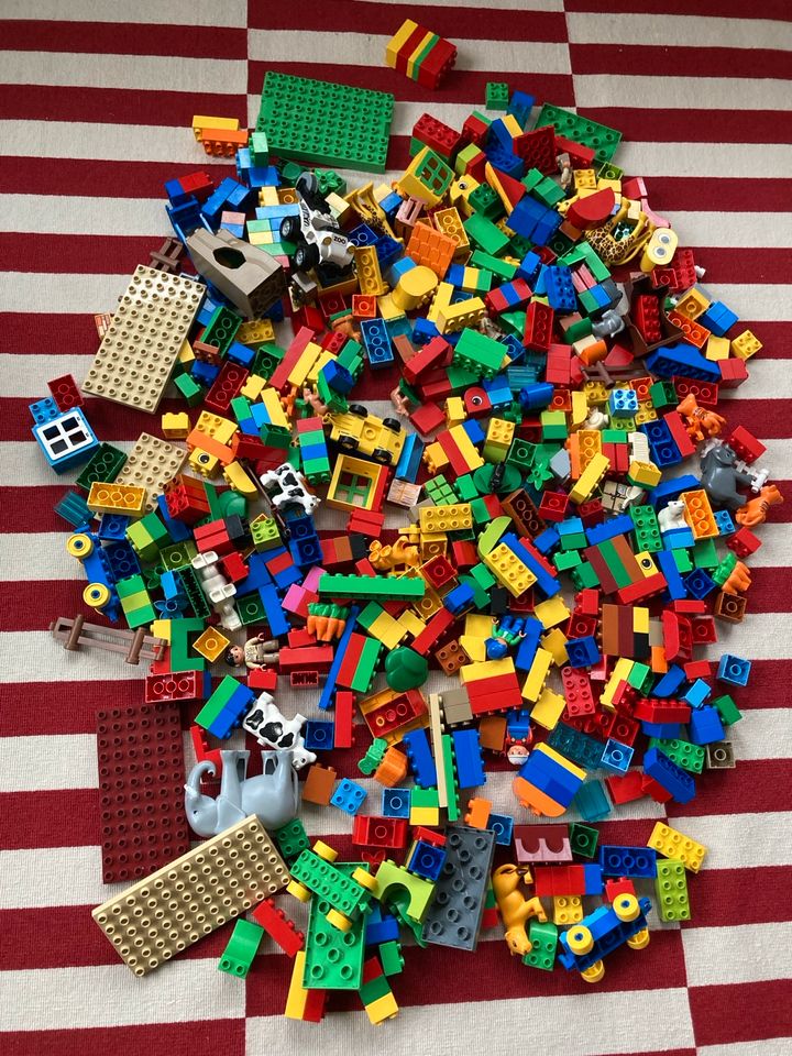 Konvolut ca. 7,7kg Lego Duplo, Tiere, Figuren, Fenster, auto in Berlin