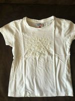 tolles T-Shirt weiß Mädchen Gr. 128 mit Pailletten Niedersachsen - Hespe Vorschau