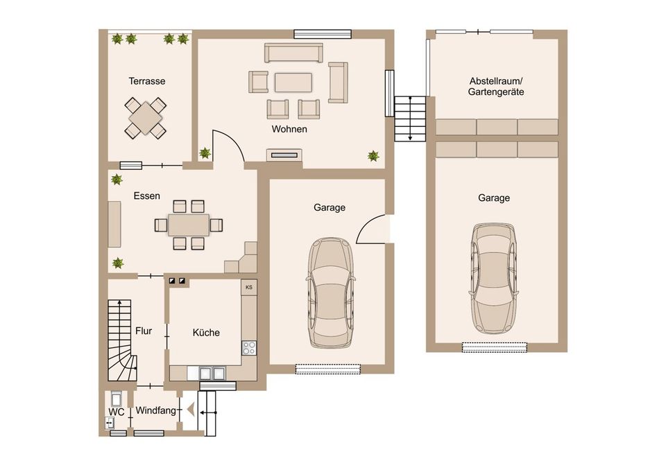 ***WohlFühlen*** Süßes Einfamilienhaus in Büblingshausen mit Garten und 2 Garagen. Courtagefrei in Wetzlar