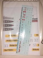 1/1250 Peddinghaus-Decals Deutsche Zerstörer Z11 - Z22 Saarland - Lebach Vorschau