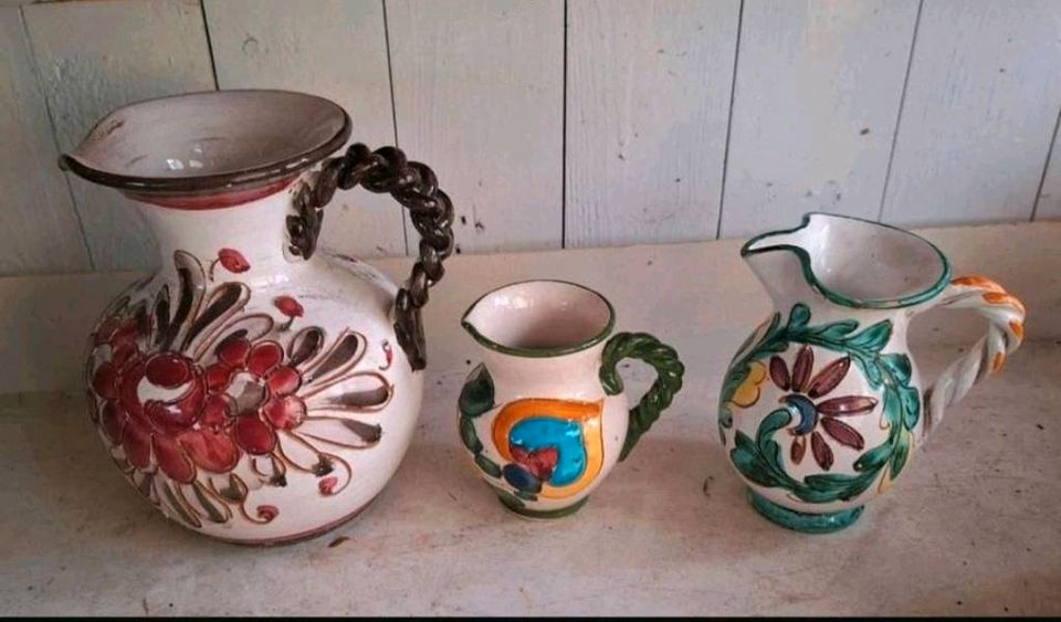 Krüge, Milchgießer, Keramik, Vasen.... in Barßel