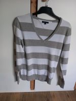 Tommy Hilfiger Damen Pullover grau-weiß gestreift, M Nordrhein-Westfalen - Warendorf Vorschau