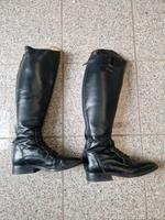 Lederreitstiefel Derby Reißverschluss schwarz Gr 37 ni Niedersachsen - Seesen Vorschau