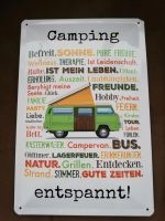 Camping Blechschild 30x20cm - NEU Hessen - Beselich Vorschau